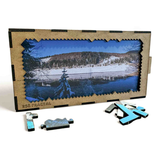 elbPUZZLE No. 37 - Winterzauber - Fractale Edition