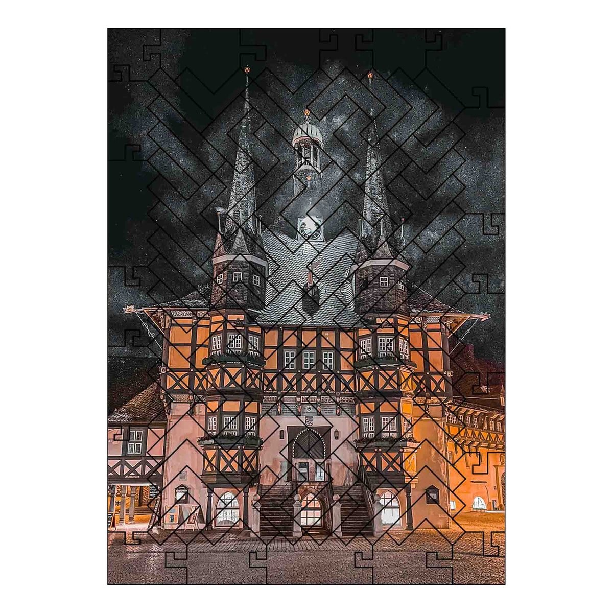 elbPUZZLE No. 40 - Wernigerode - Fractale Edition