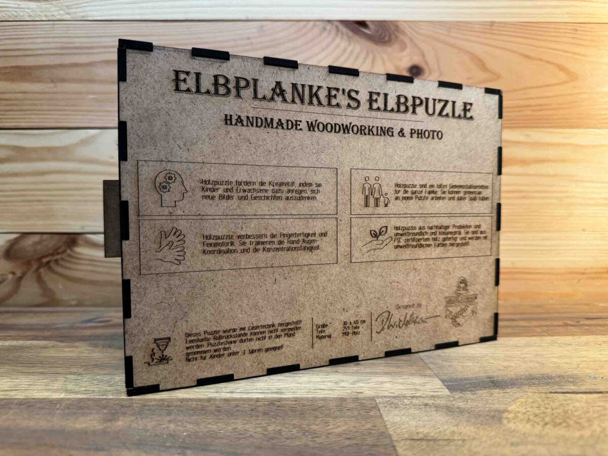 elbPUZZLE No. 40 - Wernigerode - Fractale Edition 251 Teile L