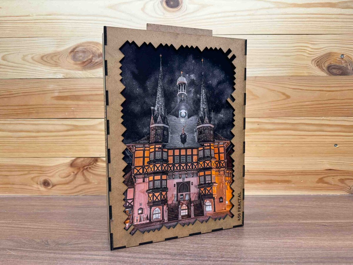 elbPUZZLE No. 40 - Wernigerode - Fractale Edition 461 Teile XL
