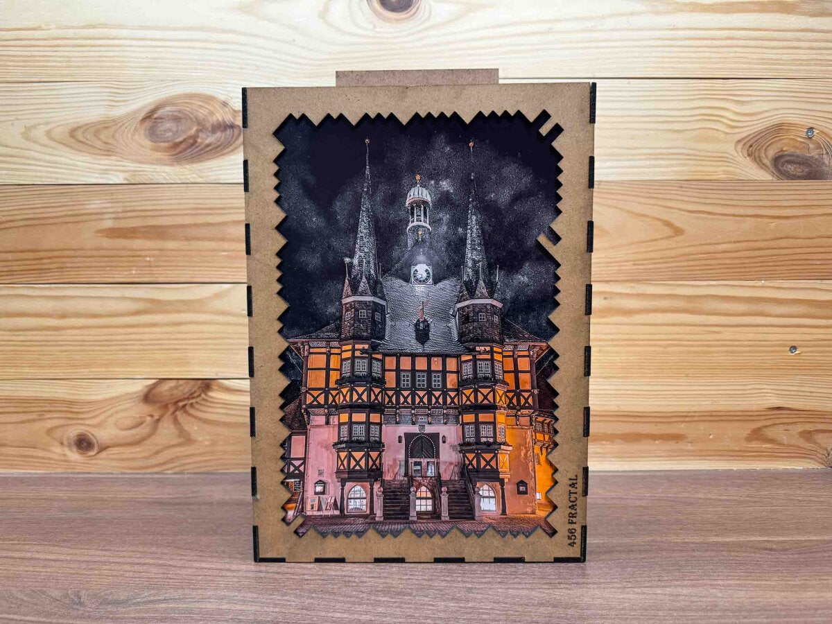 elbPUZZLE No. 40 - Wernigerode - Fractale Edition 461 Teile XL