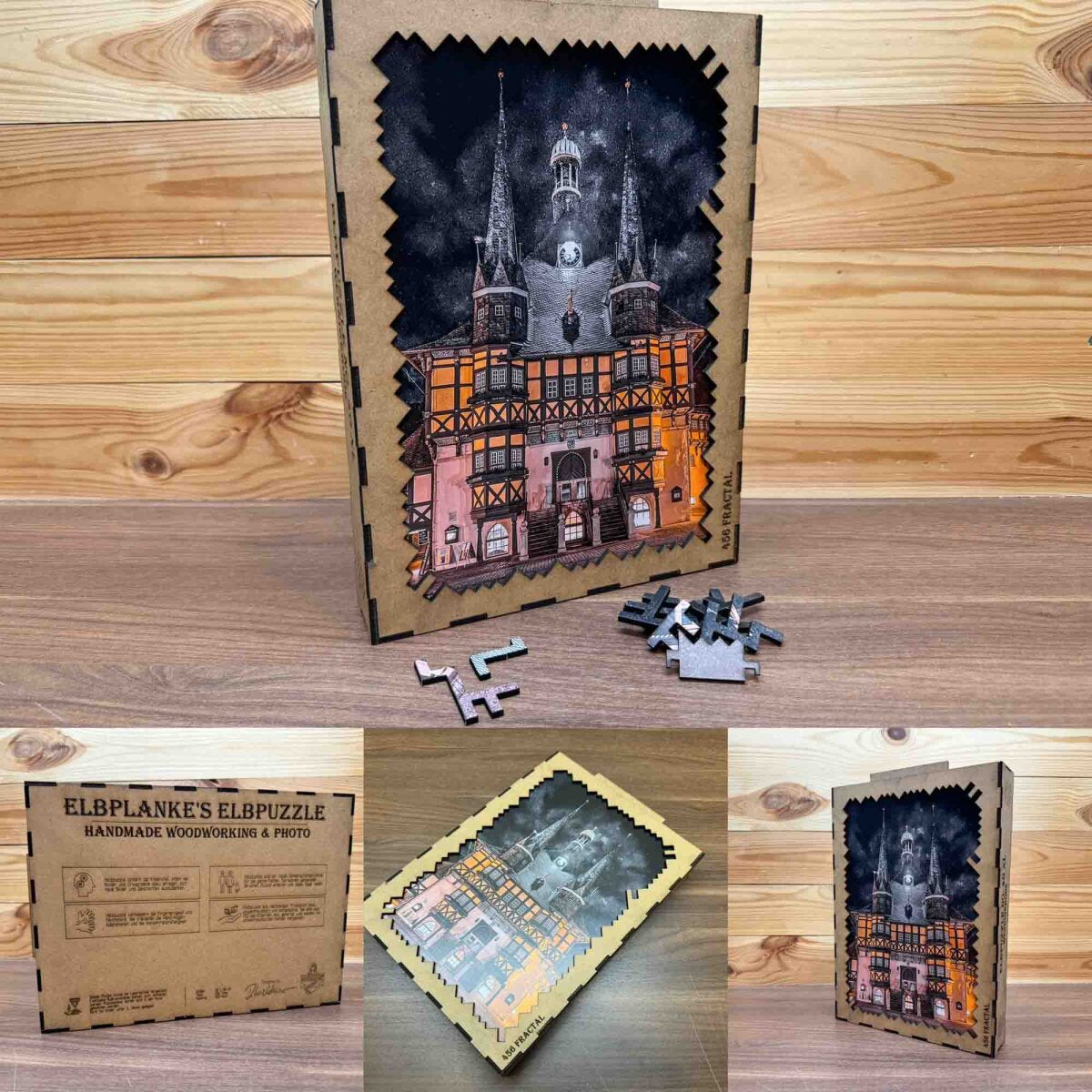 elbPUZZLE No. 40 - Wernigerode - Fractale Edition 461 Teile XL