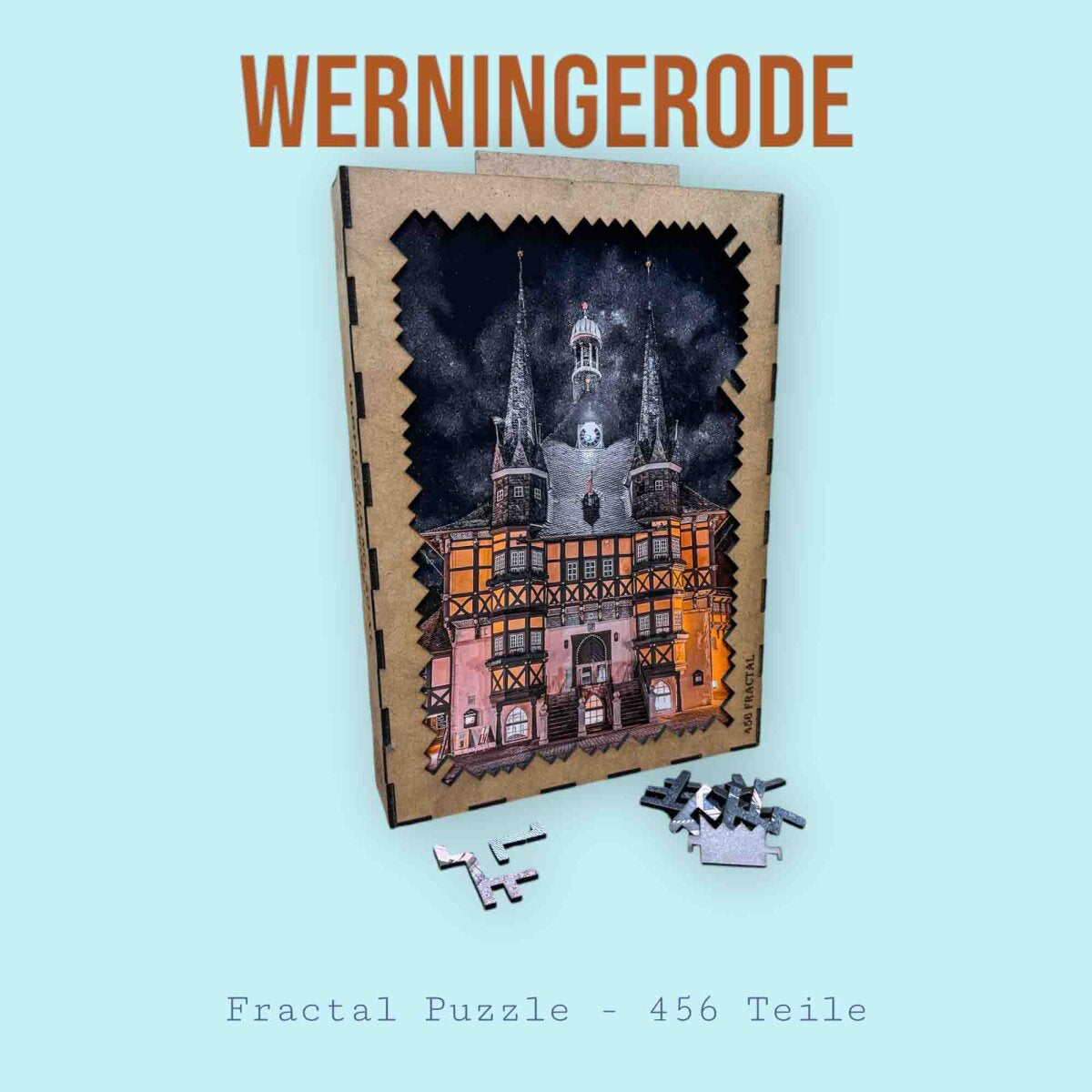 elbPUZZLE No. 40 - Wernigerode - Fractale Edition 461 Teile XL