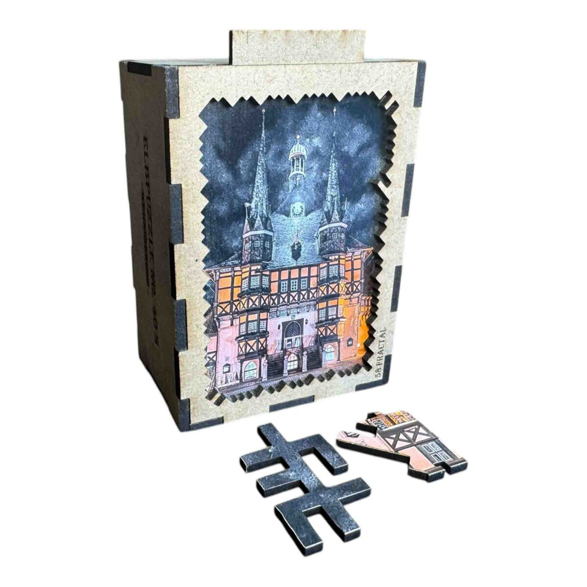 elbPUZZLE No. 40 - Wernigerode - Fractale Edition Standard - 96 Teile