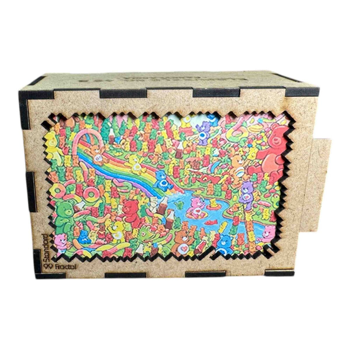 elbPUZZLE No. 42 - Candylandia - Fractale Edition S / Standard / 15x21 cm / 99 Teile