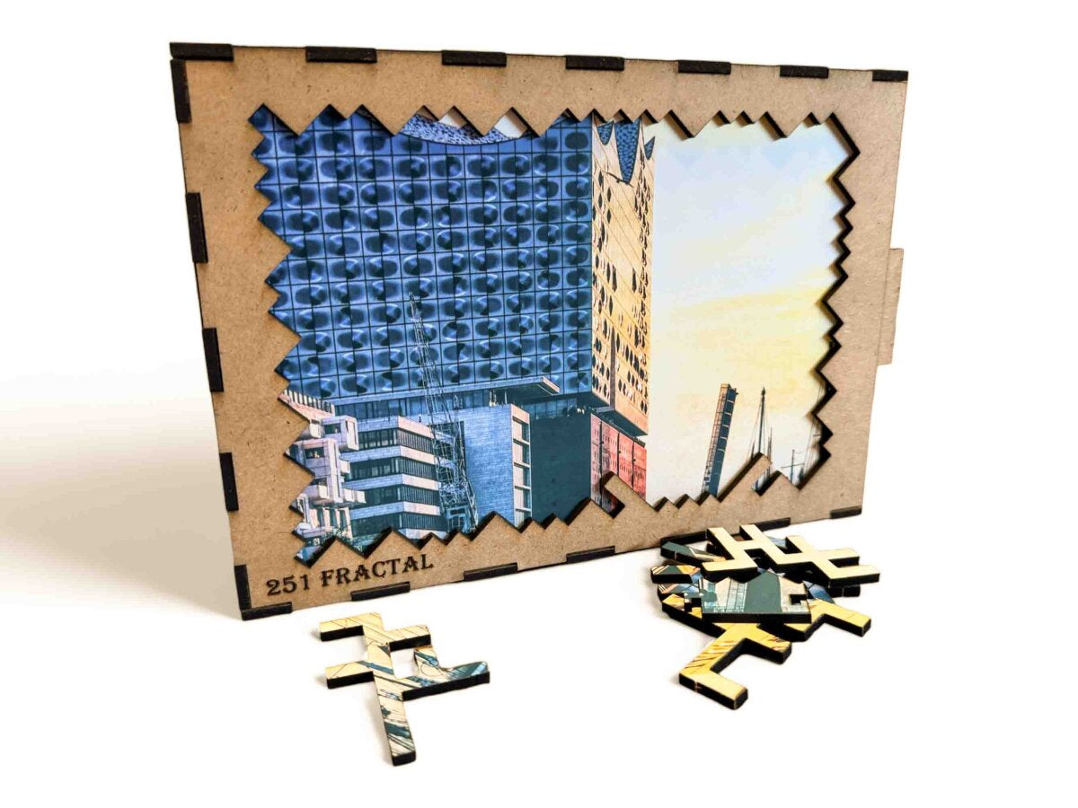 elbPUZZLE No. 44 - Symphonie der Farben - Fractale Edition 289 Teile L