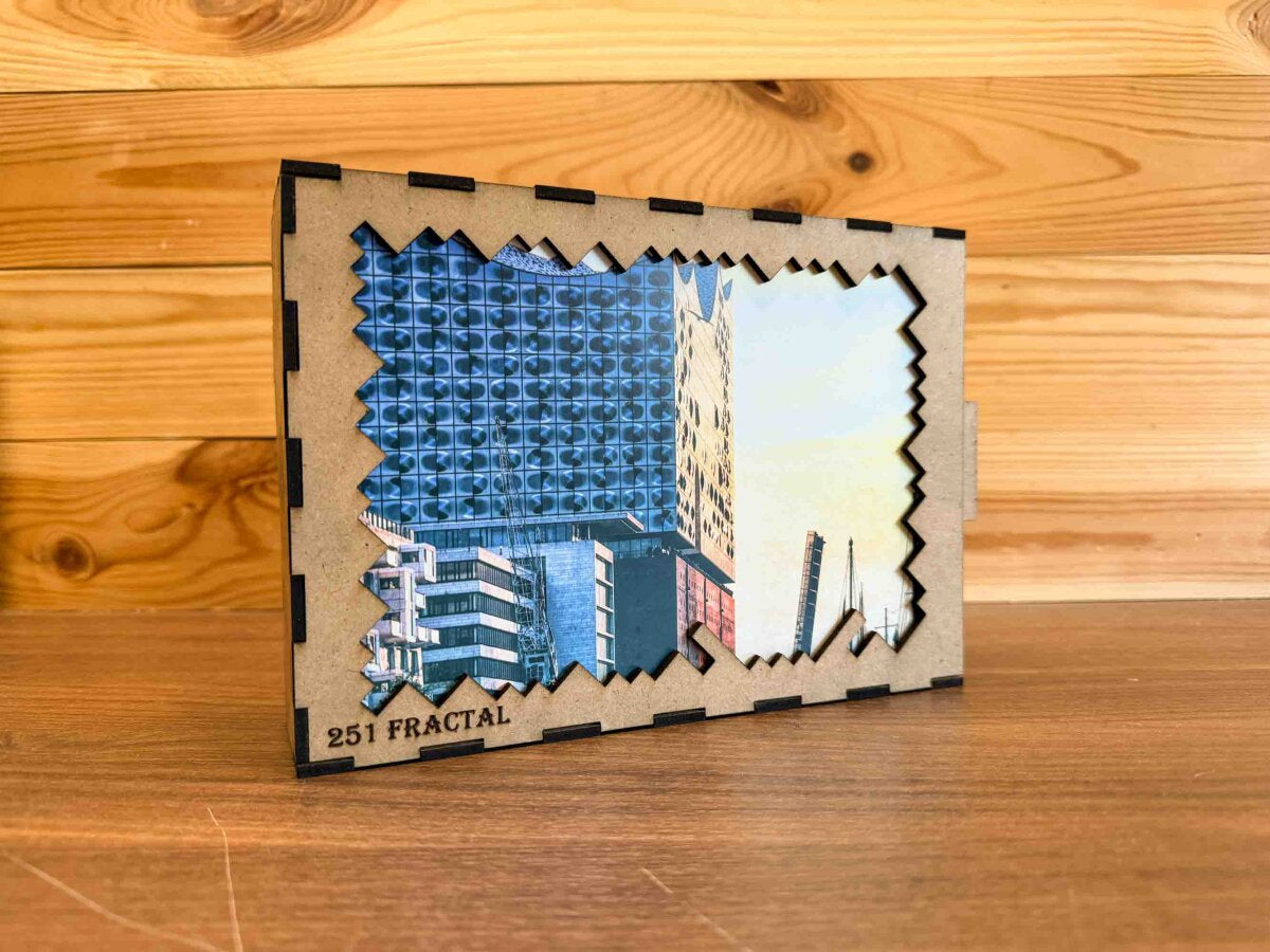 elbPUZZLE No. 44 - Symphonie der Farben - Fractale Edition 289 Teile L