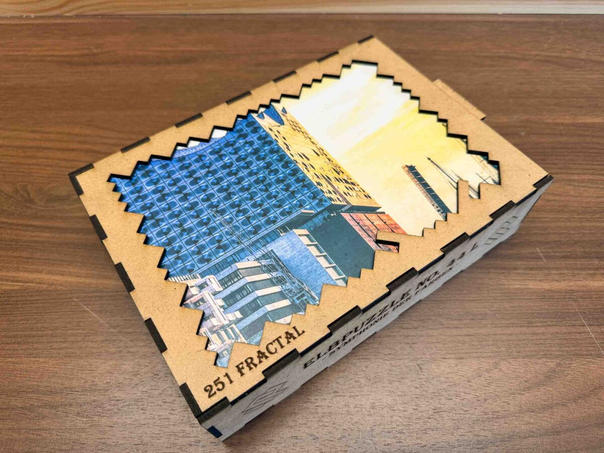 elbPUZZLE No. 44 - Symphonie der Farben - Fractale Edition 289 Teile L