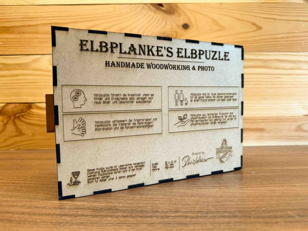 elbPUZZLE No. 44 - Symphonie der Farben - Fractale Edition 289 Teile L