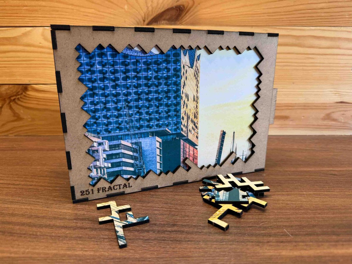 elbPUZZLE No. 44 - Symphonie der Farben - Fractale Edition 289 Teile L