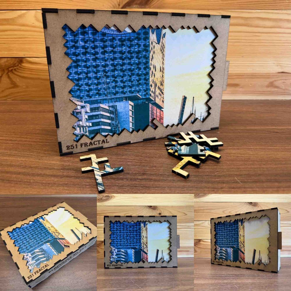 elbPUZZLE No. 44 - Symphonie der Farben - Fractale Edition 289 Teile L