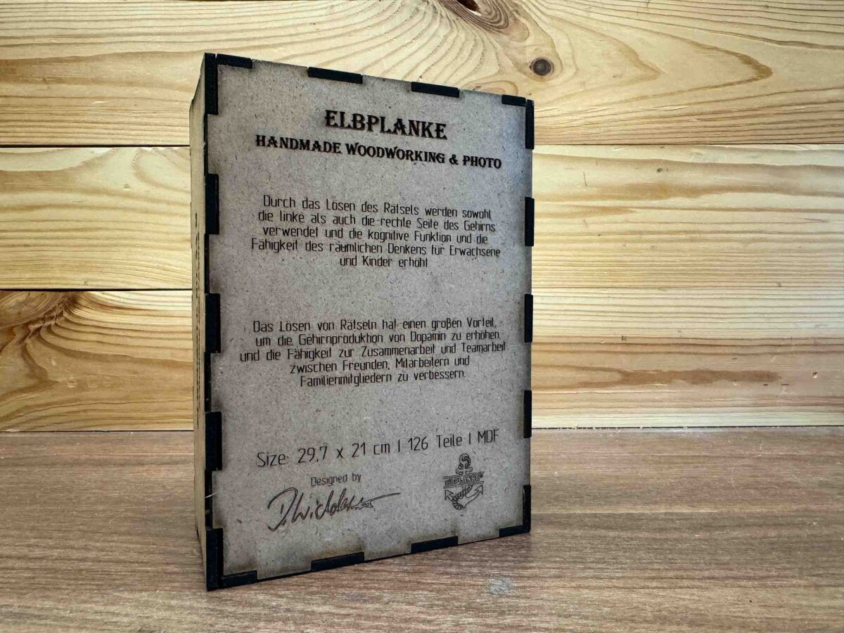 elbPUZZLE No. 44 - Symphonie der Farben - Fractale Edition 174 Teile M