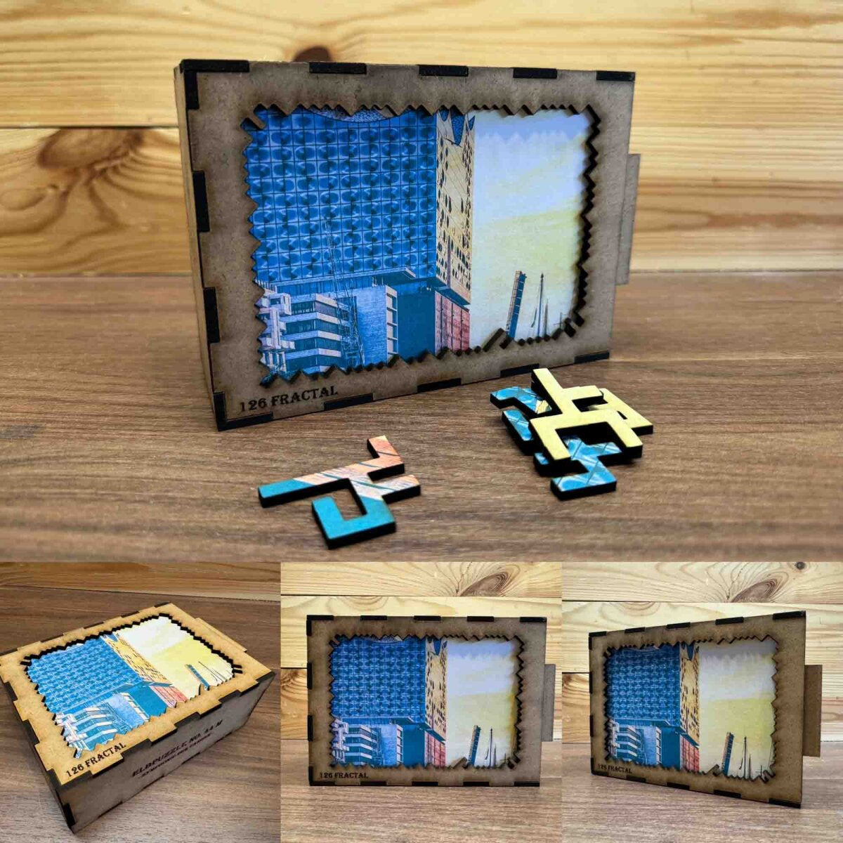 elbPUZZLE No. 44 - Symphonie der Farben - Fractale Edition 174 Teile M