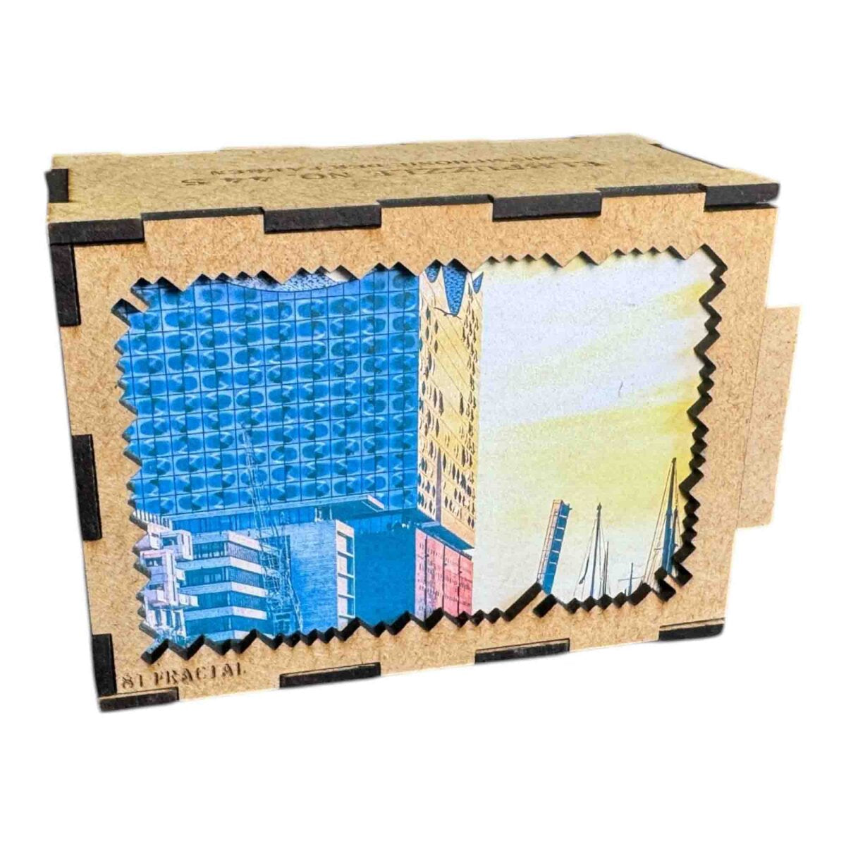 elbPUZZLE No. 44 - Symphonie der Farben - Fractale Edition Standrad - 96 Teile