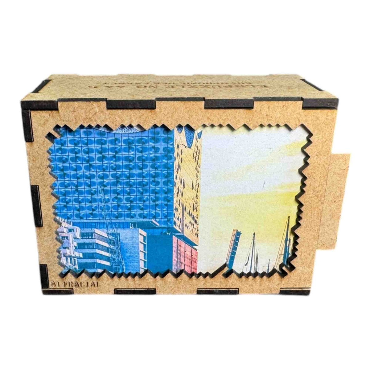 elbPUZZLE No. 44 - Symphonie der Farben - Fractale Edition Standrad - 96 Teile