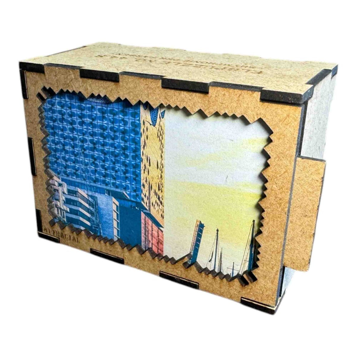 elbPUZZLE No. 44 - Symphonie der Farben - Fractale Edition Standrad - 96 Teile