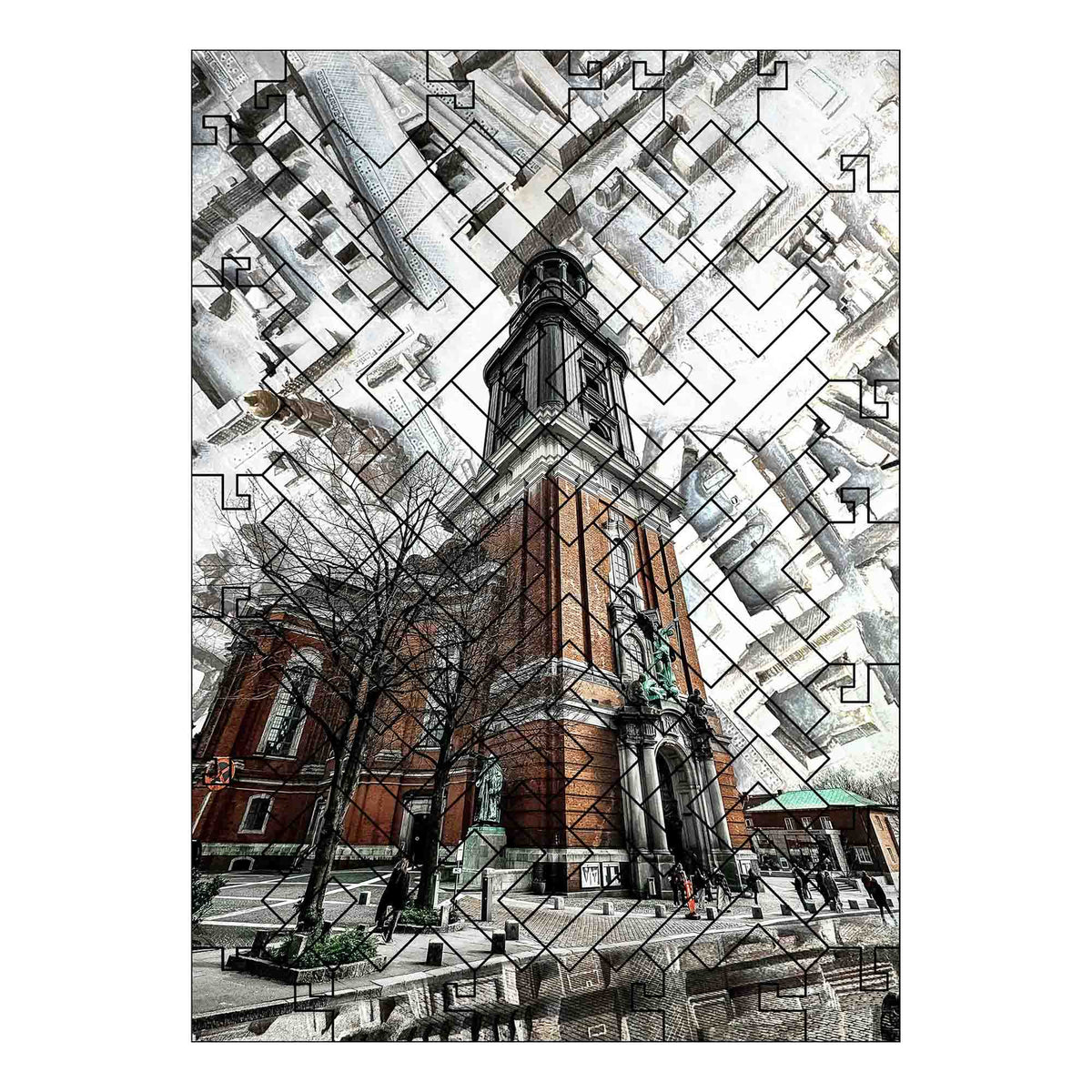 elbPUZZLE No. 45 - Sankt Michaelis - Fractale Edition