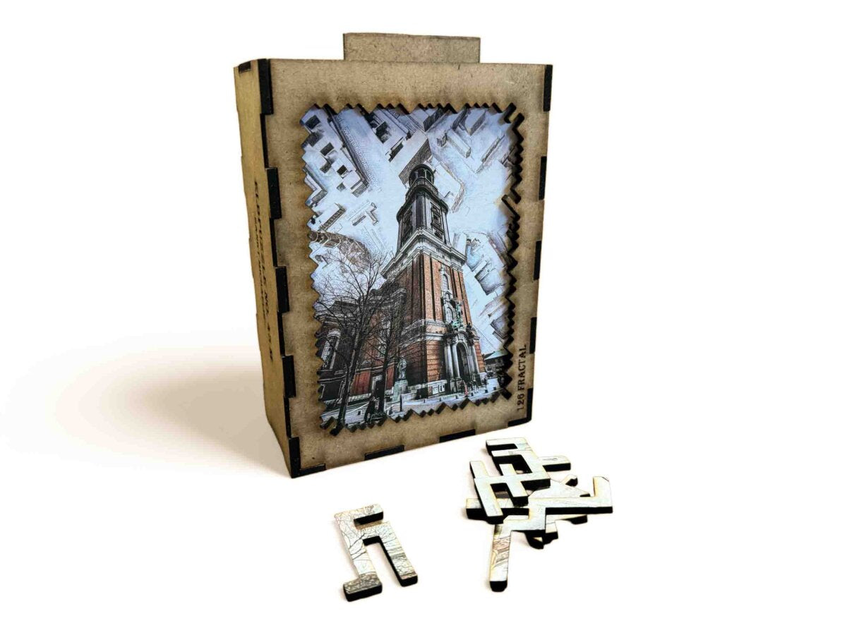 elbPUZZLE No. 45 - Sankt Michaelis - Fractal Edition 174 Teile M