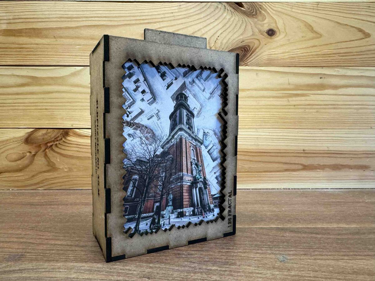 elbPUZZLE No. 45 - Sankt Michaelis - Fractal Edition 174 Teile M