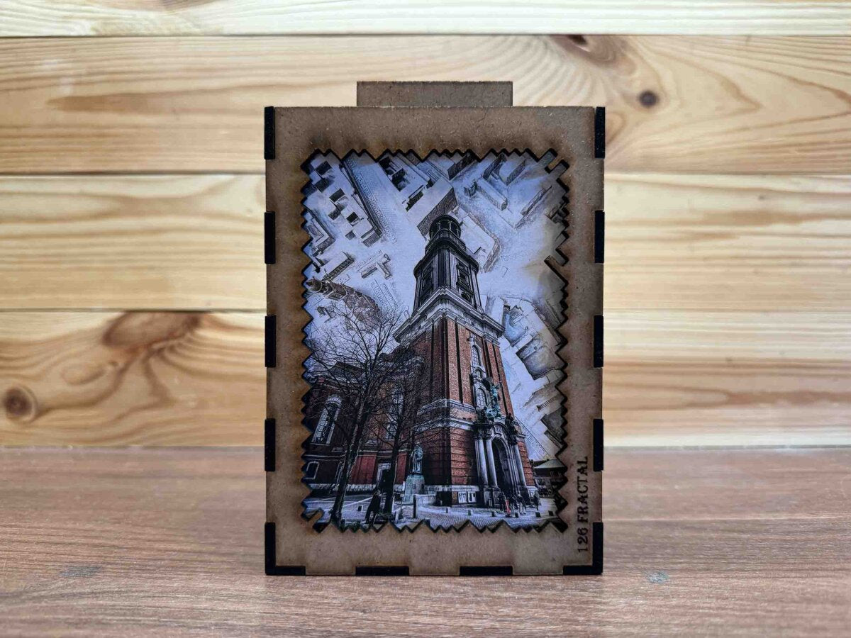elbPUZZLE No. 45 - Sankt Michaelis - Fractal Edition 174 Teile M