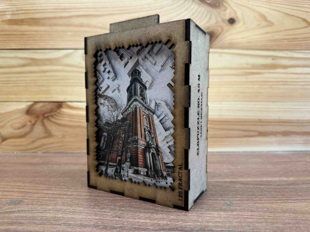 elbPUZZLE No. 45 - Sankt Michaelis - Fractal Edition 174 Teile M