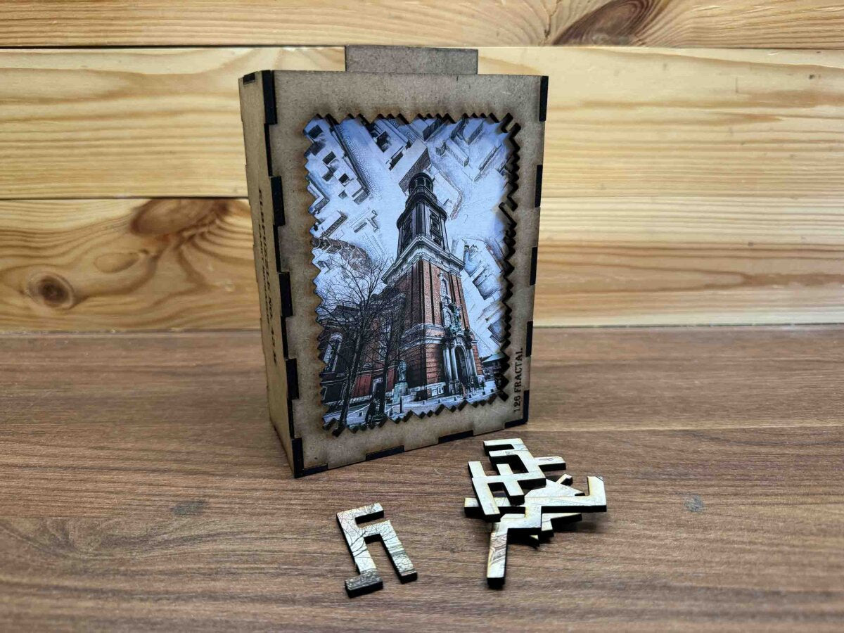 elbPUZZLE No. 45 - Sankt Michaelis - Fractal Edition 174 Teile M