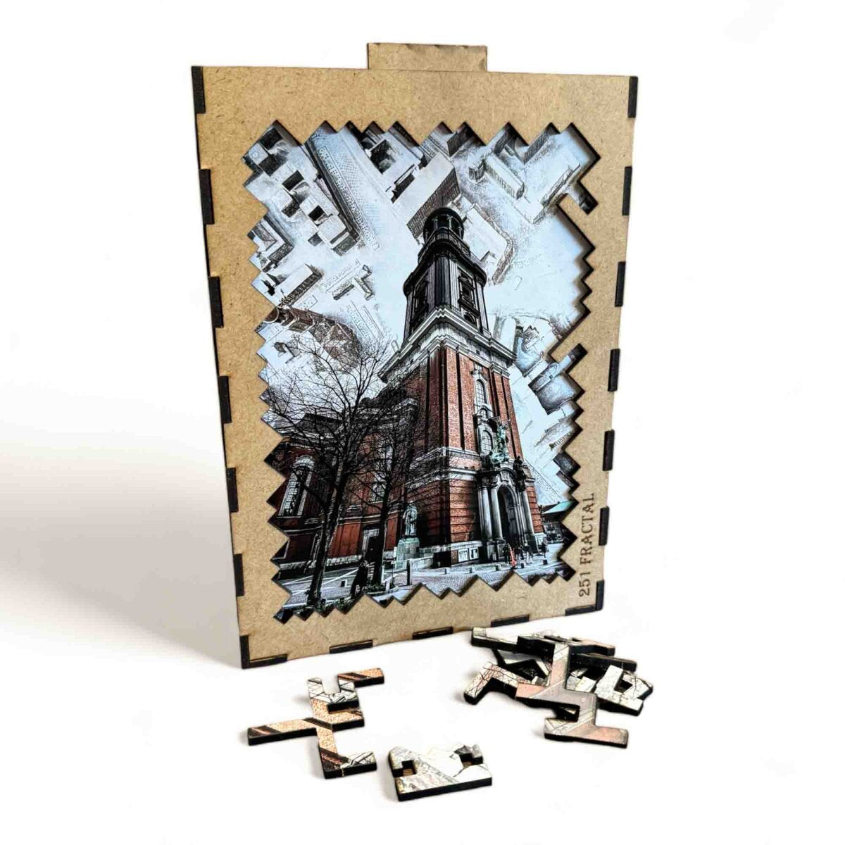 elbPUZZLE No. 45 - Sankt Michaelis - Fractale Edition 251 Teile L