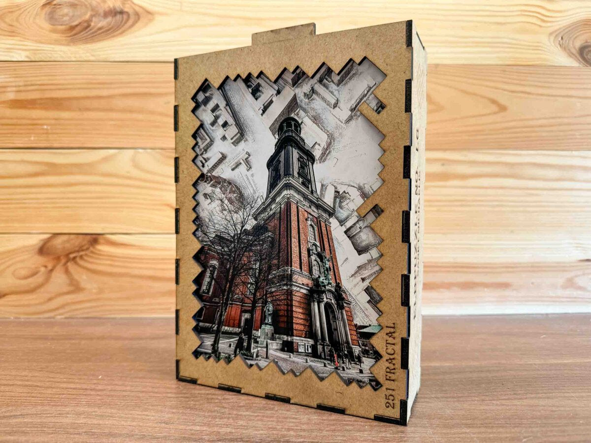 elbPUZZLE No. 45 - Sankt Michaelis - Fractale Edition 251 Teile L