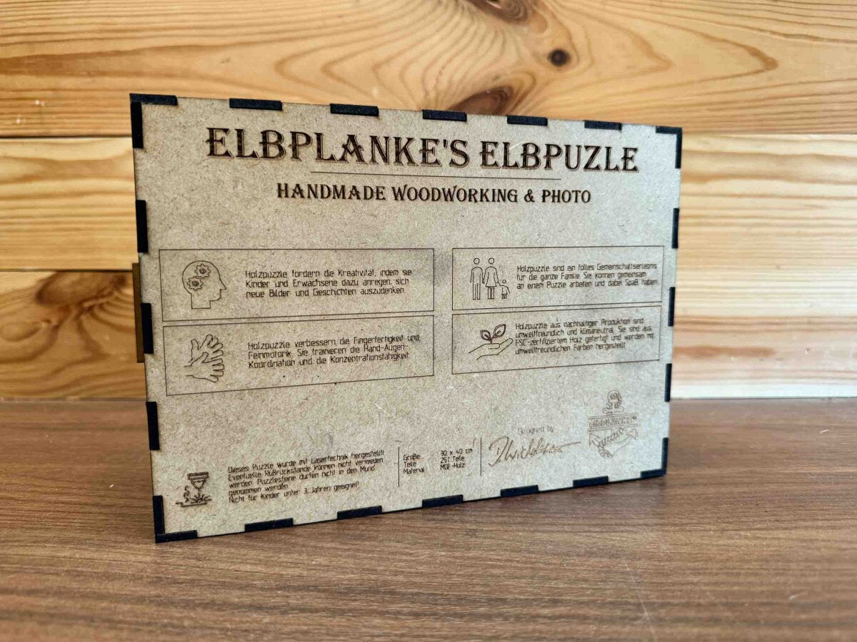 elbPUZZLE No. 45 - Sankt Michaelis - Fractale Edition 251 Teile L