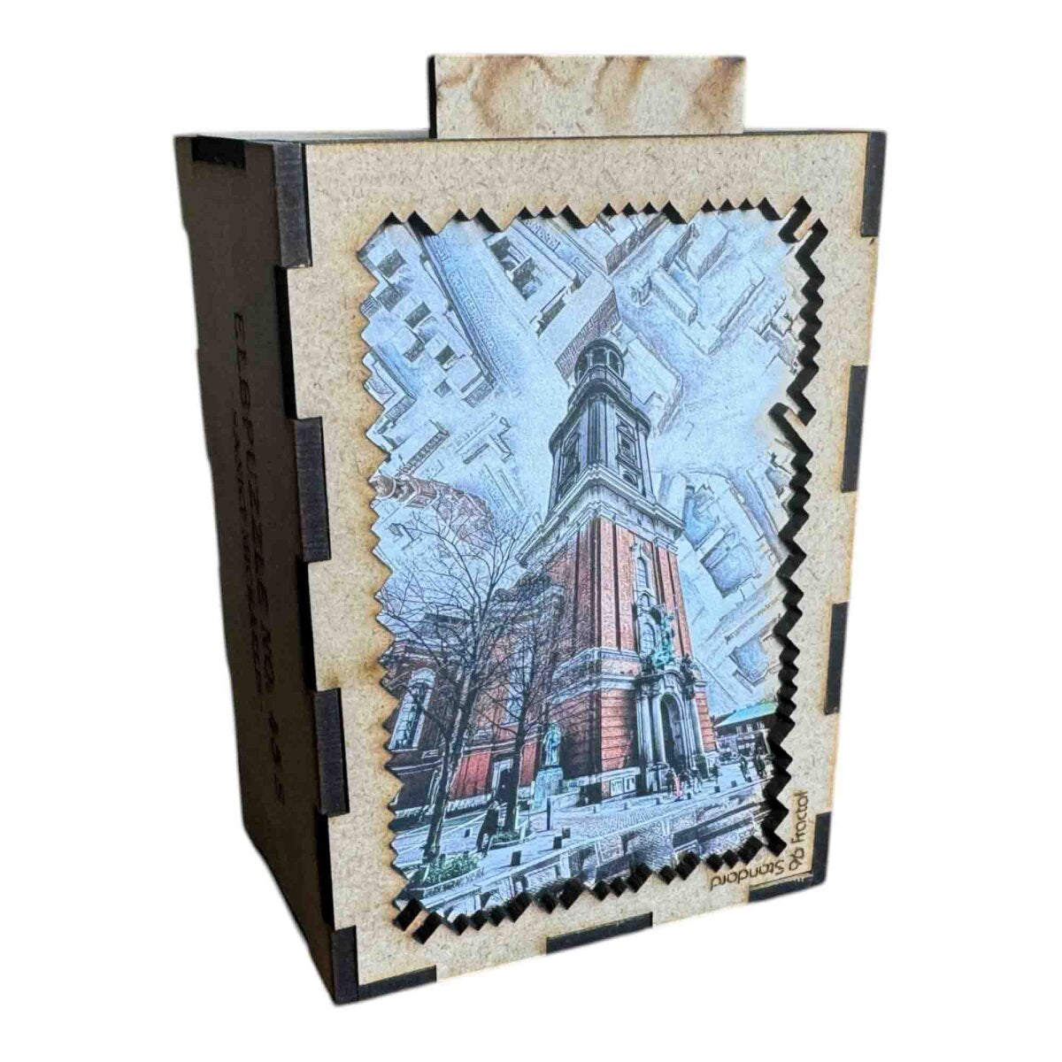 elbPUZZLE No. 45 - Sankt Michaelis - Fractale Edition Standard - 96 Teile