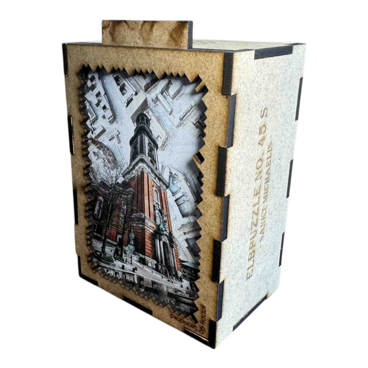 elbPUZZLE No. 45 - Sankt Michaelis - Fractale Edition Standard - 96 Teile