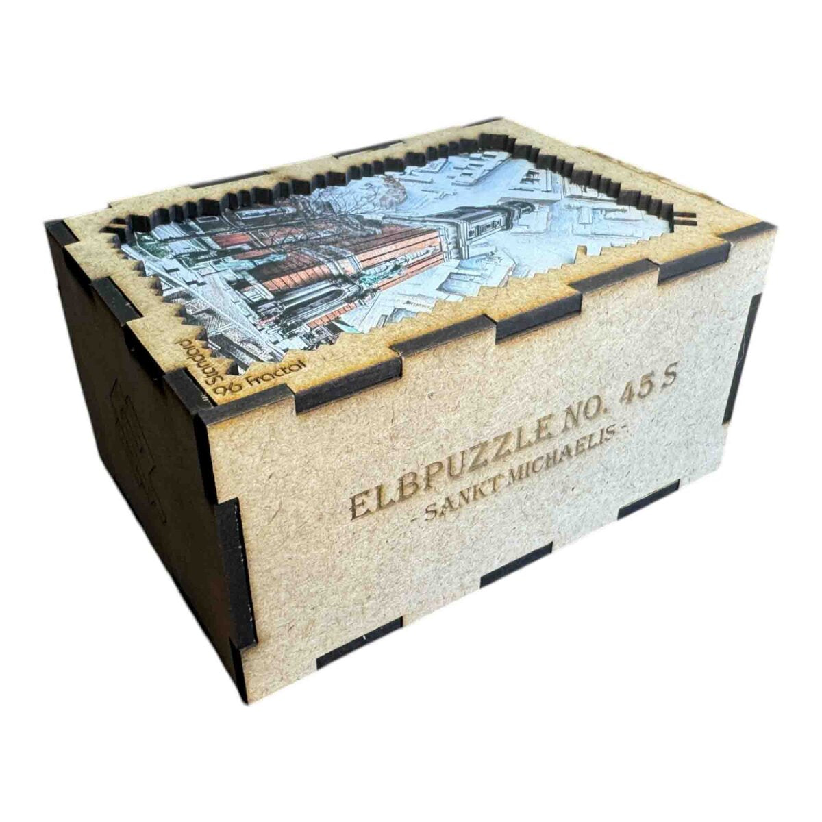 elbPUZZLE No. 45 - Sankt Michaelis - Fractale Edition Standard - 96 Teile