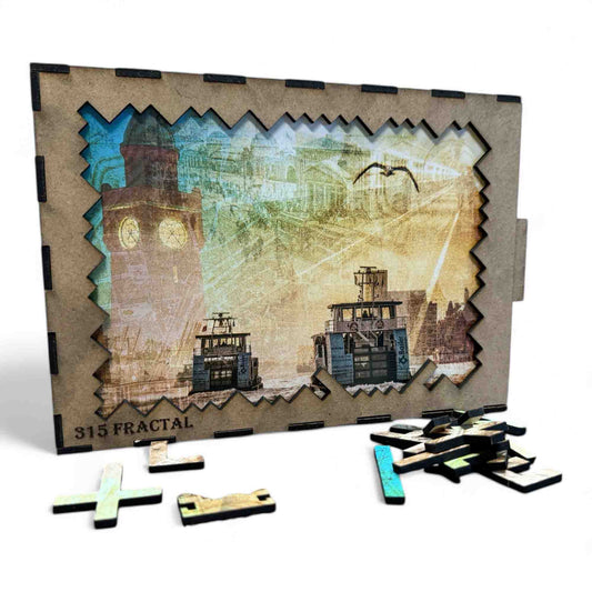 elbPUZZLE No. 49 - Hamburgs Zeitreise - Fractale Edition