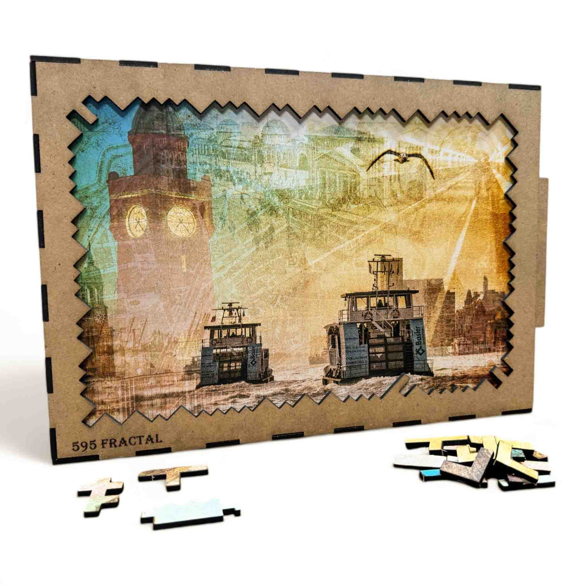 elbPUZZLE No. 49 - Hamburgs Zeitreise - Fractale Edition