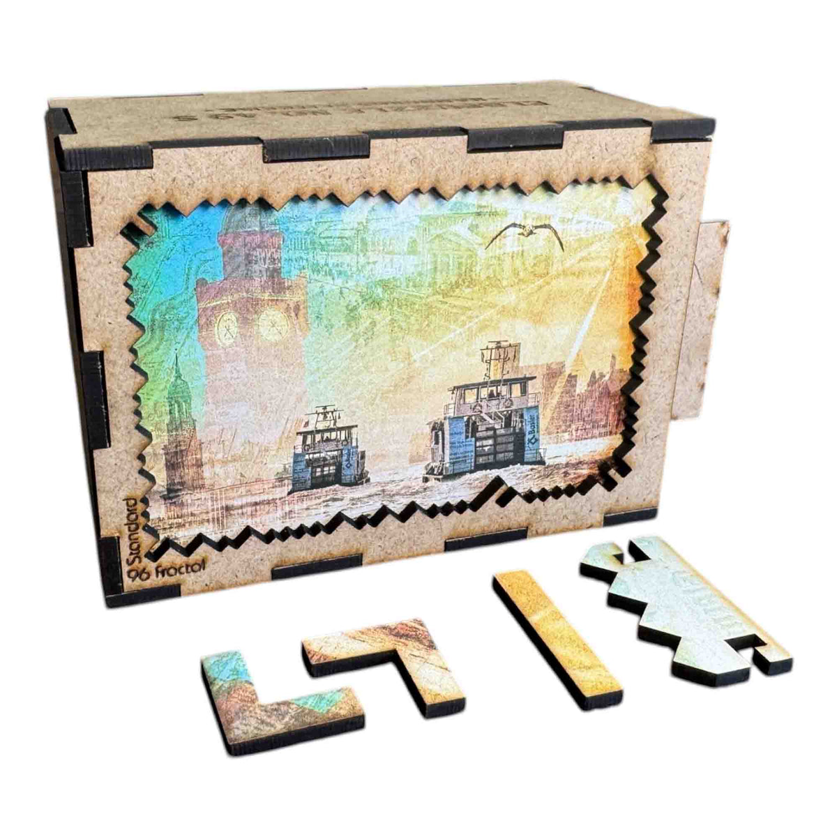 elbPUZZLE No. 49 - Hamburgs Zeitreise - Fractale Edition