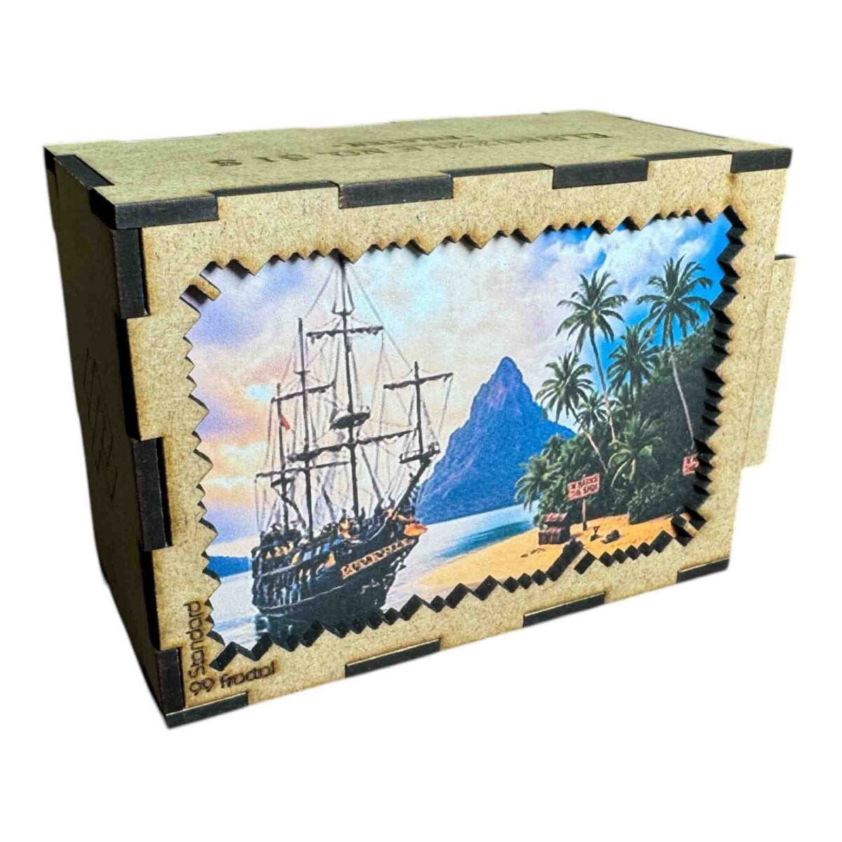 elbPUZZLE No. 51 - Piraten - Fractale Edition S / Standard / 15x21 cm / 99 Teile