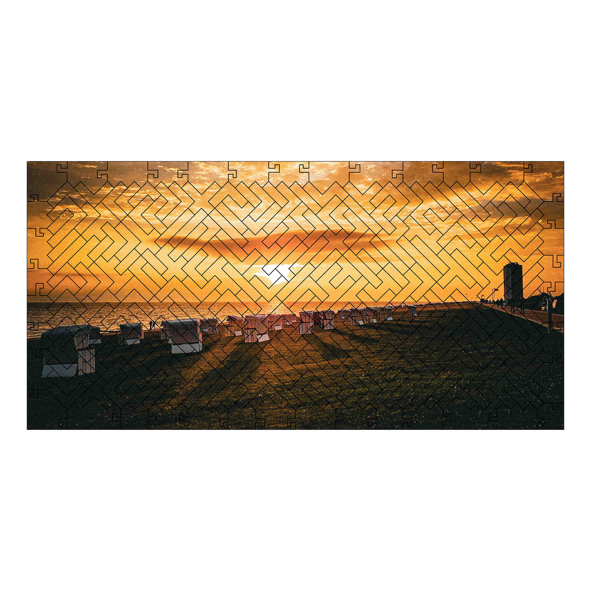elbPUZZLE No. 62 - Büsum - Fractale Edition
