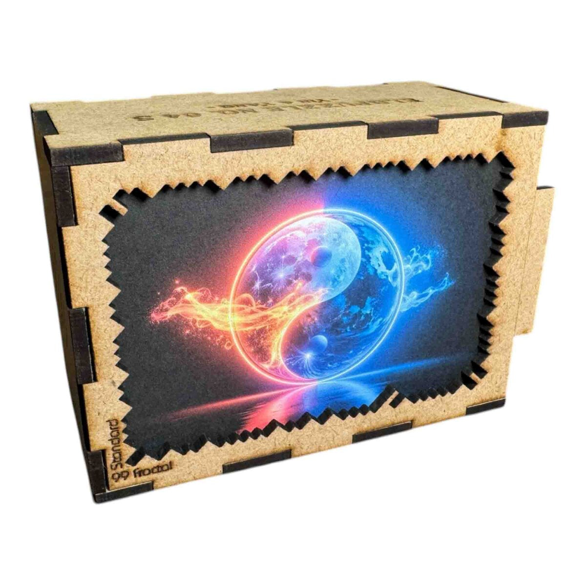 elbPUZZLE No. 64 - Yin & Yang - Fractale Edition S / Standard / 15x21 cm / 99 Teile