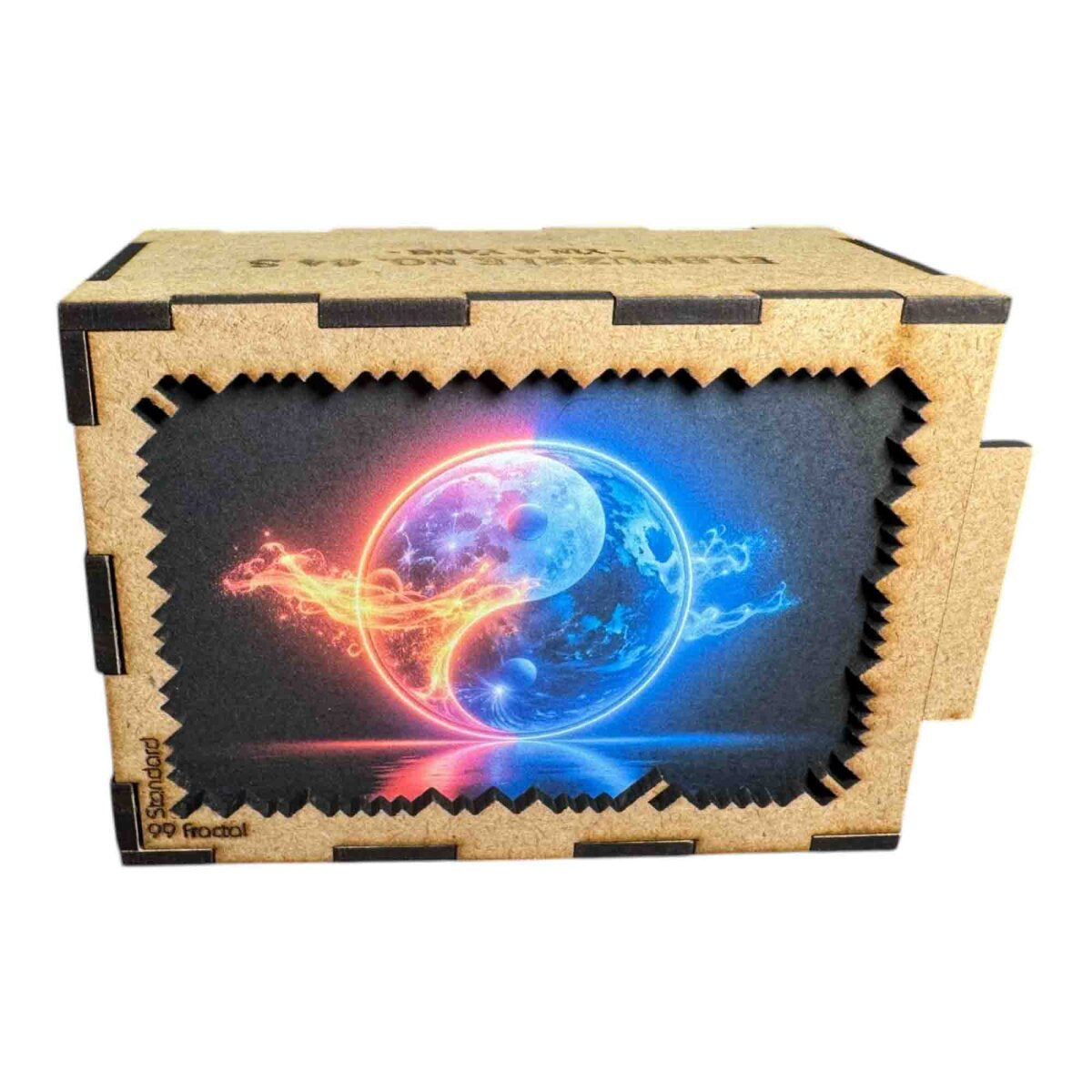 elbPUZZLE No. 64 - Yin & Yang - Fractale Edition S / Standard / 15x21 cm / 99 Teile