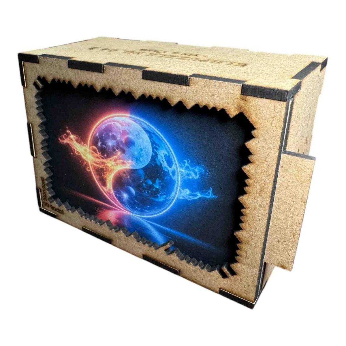 elbPUZZLE No. 64 - Yin & Yang - Fractale Edition S / Standard / 15x21 cm / 99 Teile