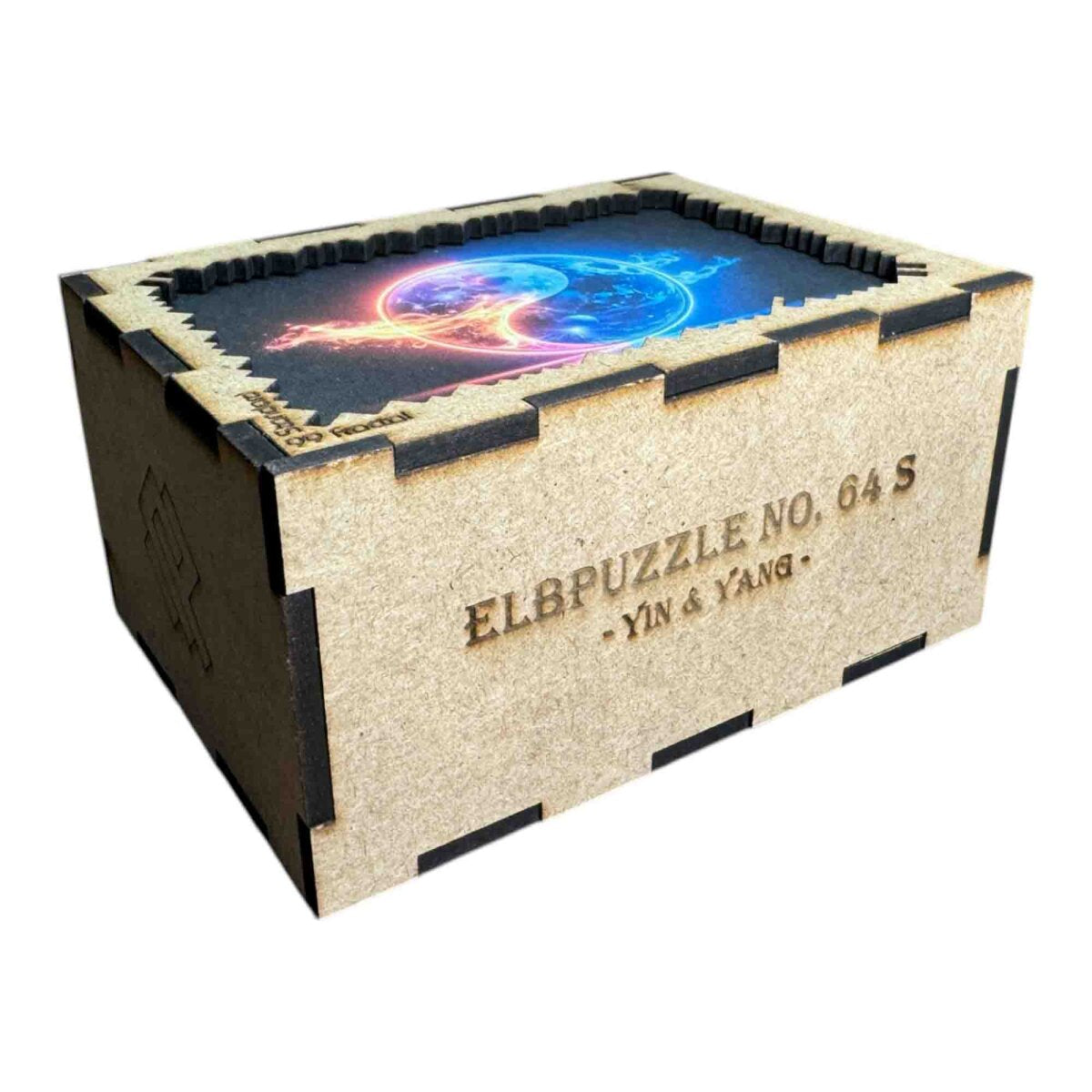 elbPUZZLE No. 64 - Yin & Yang - Fractale Edition S / Standard / 15x21 cm / 99 Teile