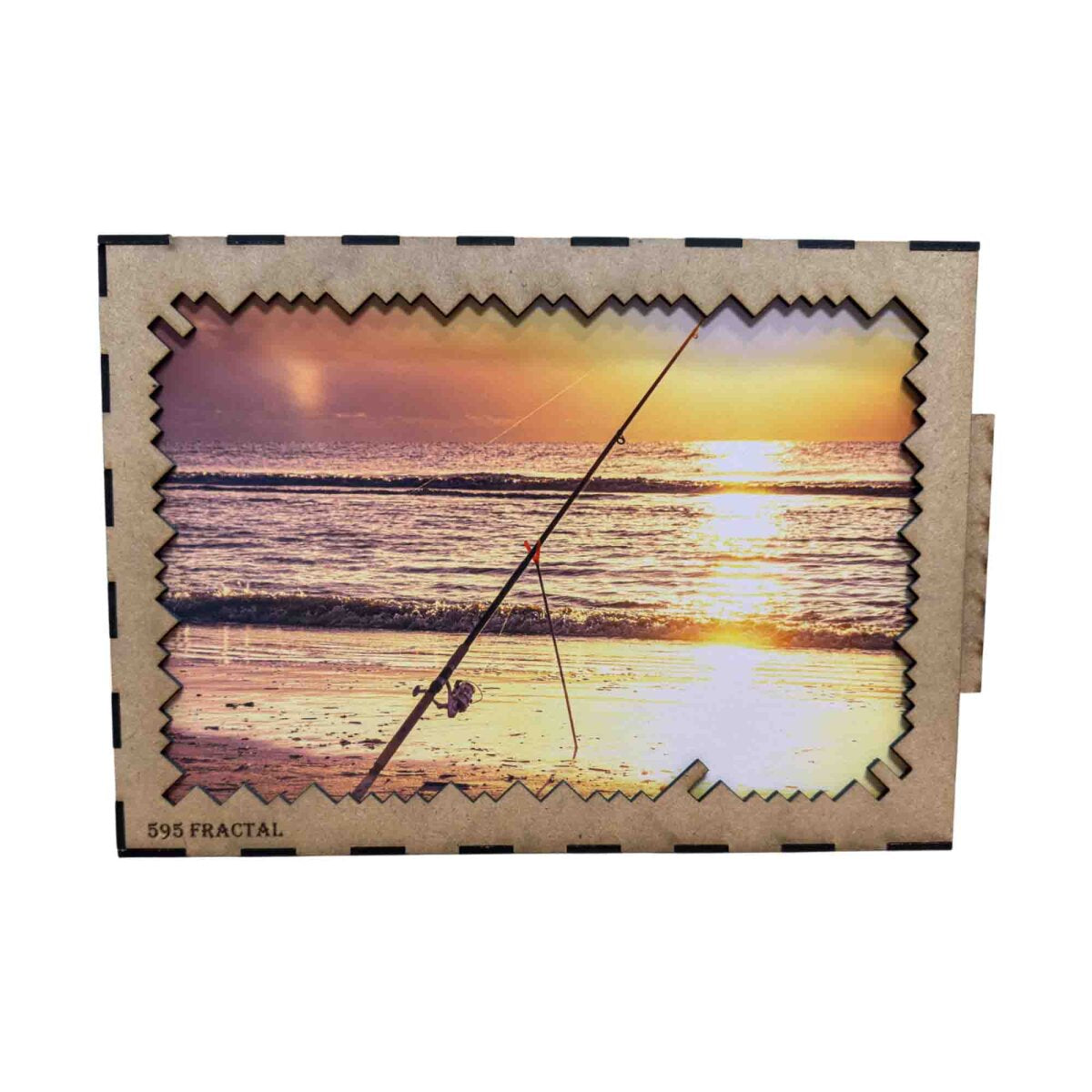 elbPUZZLE No. 67 - Blavand Standblick - Fractal Edition XL (595 Teile)