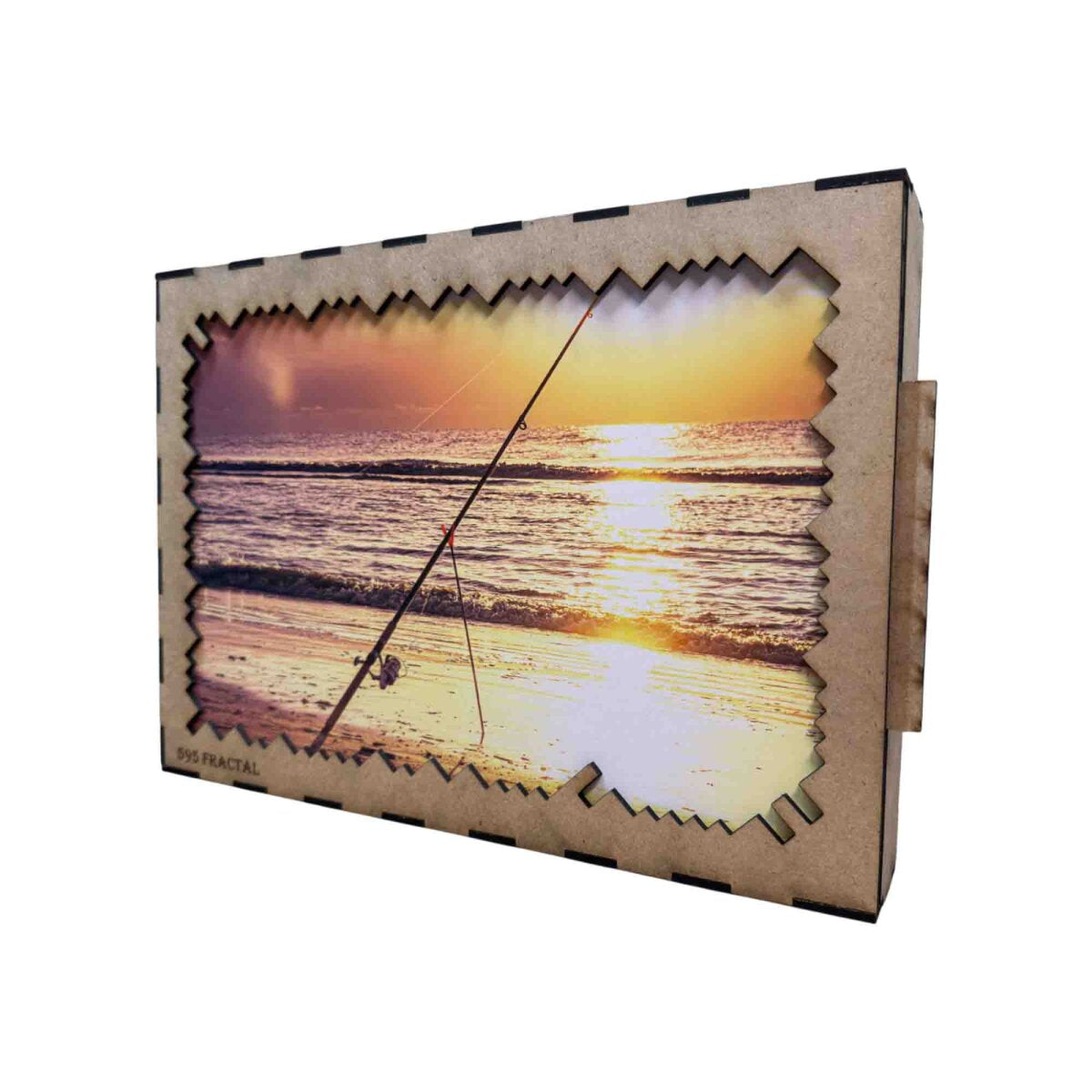 elbPUZZLE No. 67 - Blavand Standblick - Fractal Edition XL (595 Teile)