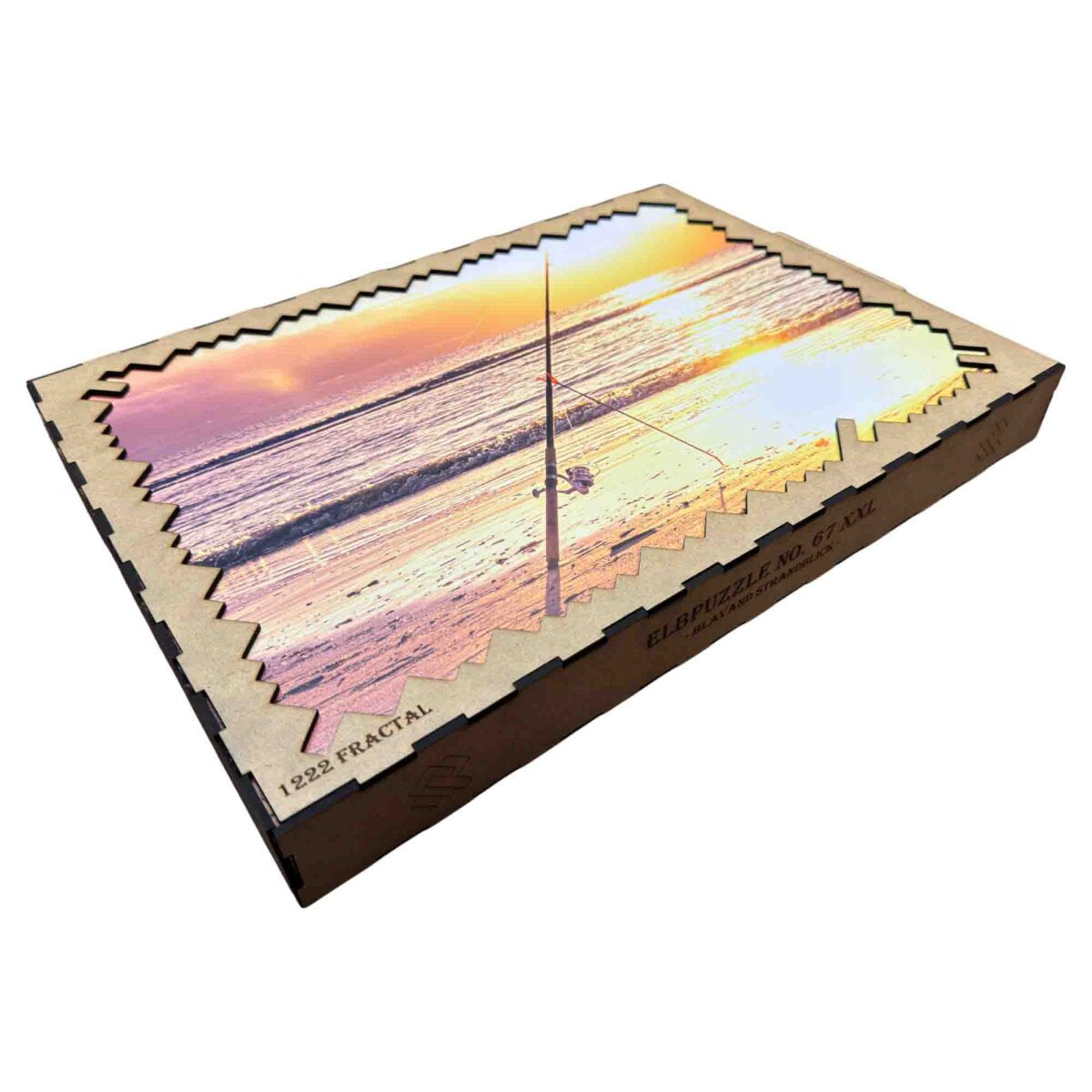 elbPUZZLE No. 67 - Blavand Standblick - Fractal Edition XXL (1222 Teile)