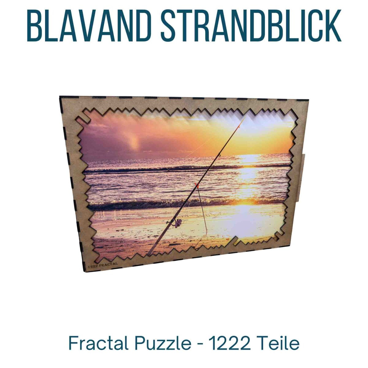 elbPUZZLE No. 67 - Blavand Standblick - Fractal Edition XXL (1222 Teile)
