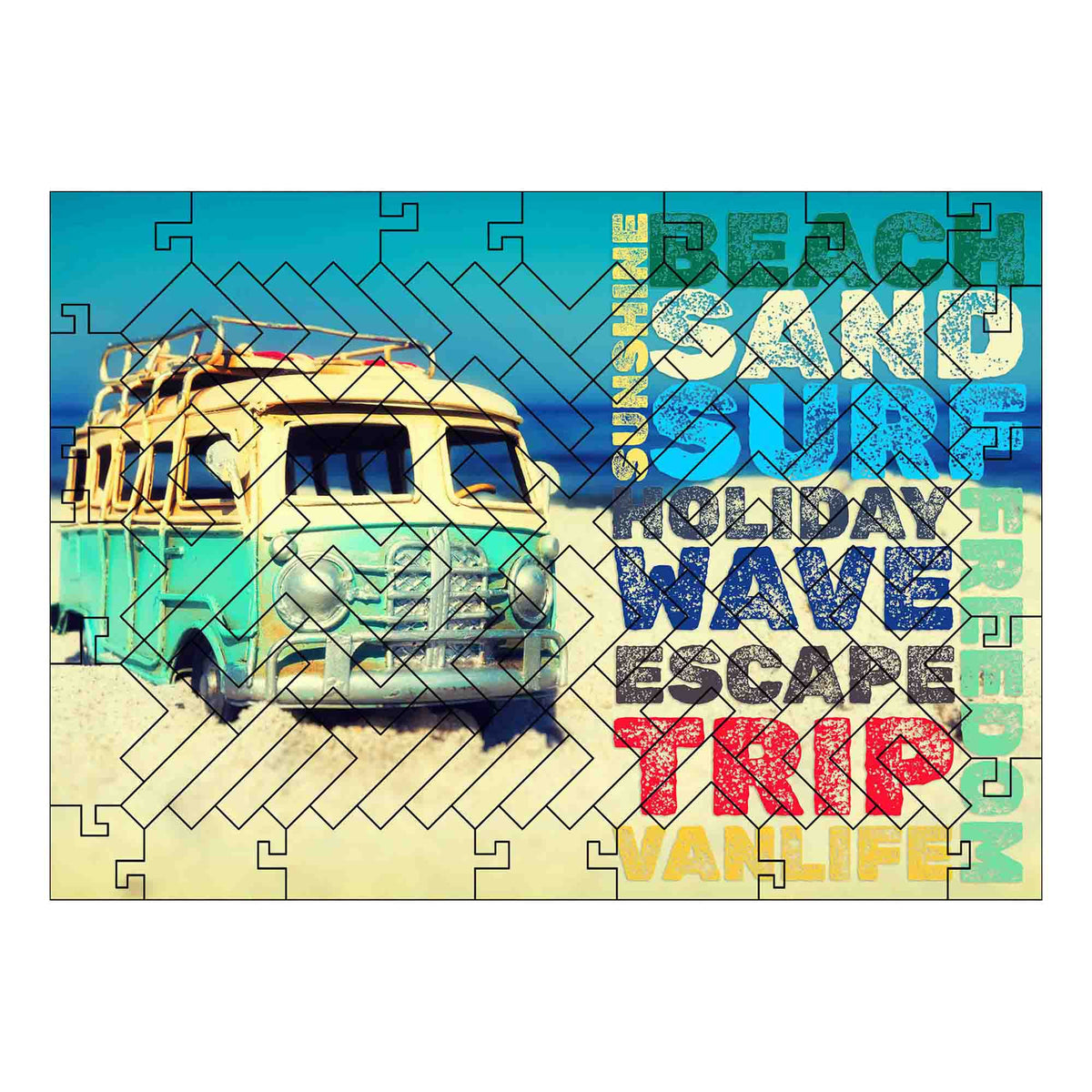 elbPUZZLE No. 69 - Vanlife - Fractal Edition