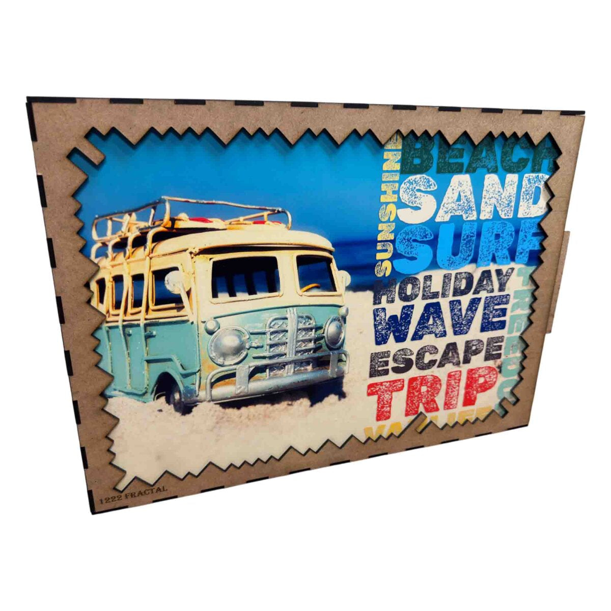 elbPUZZLE No. 69 - Vanlife - Fractal Edition XXL (1222 Teile)