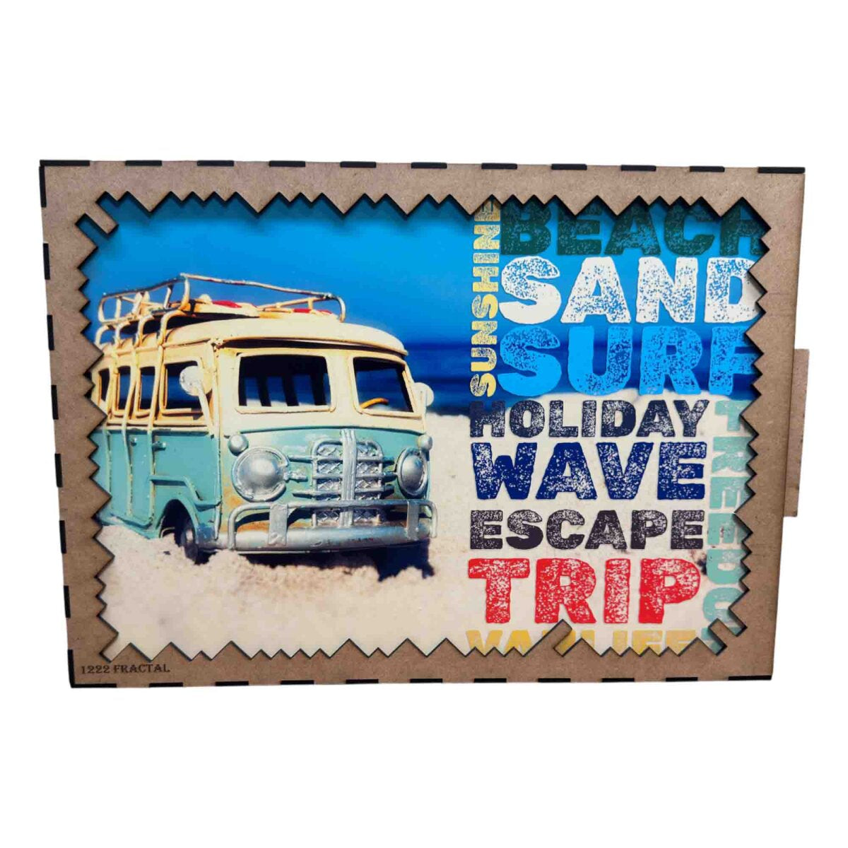 elbPUZZLE No. 69 - Vanlife - Fractal Edition XXL (1222 Teile)