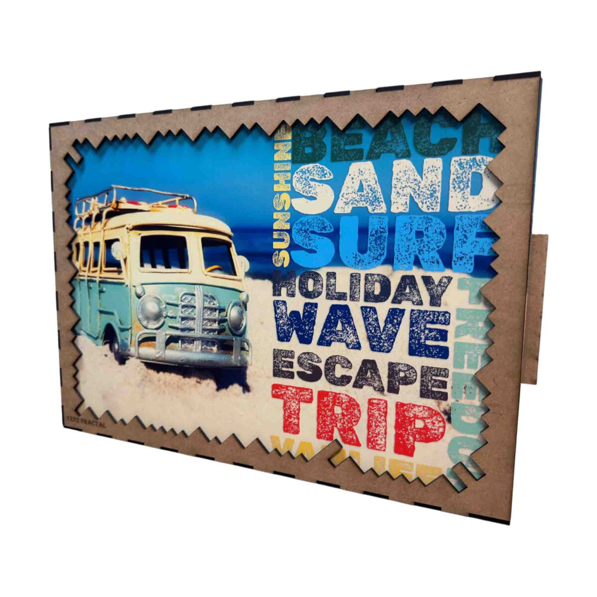 elbPUZZLE No. 69 - Vanlife - Fractal Edition XXL (1222 Teile)