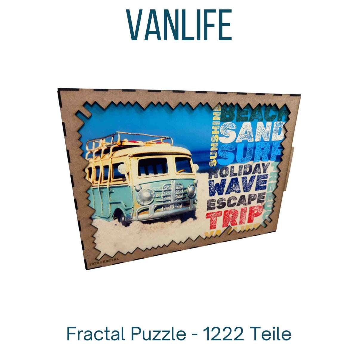 elbPUZZLE No. 69 - Vanlife - Fractal Edition XXL (1222 Teile)